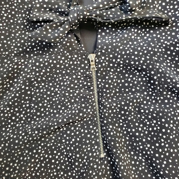 Sam Edelman Enchanted Kiss Polka Dot Black Jumpsuit - Picture 10 of 11